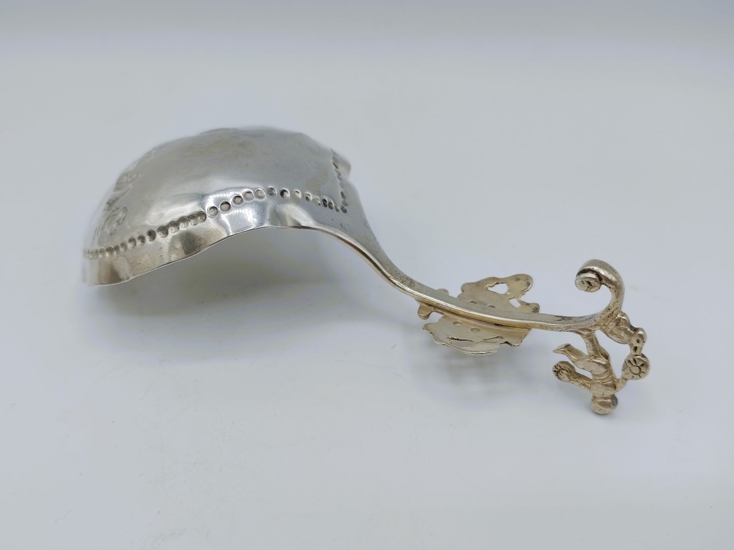 Silver cream spoon, 1902