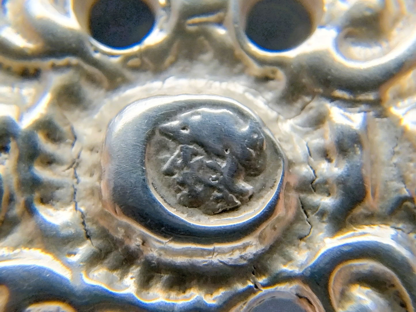Silver cream spoon, 1902