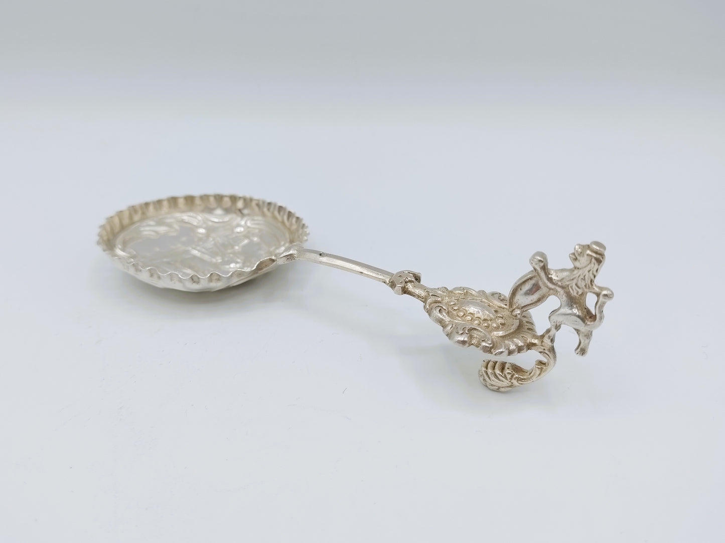 Silver cream spoon, Schoonhoven, 1897