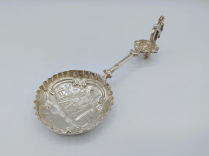 Silver cream spoon, Schoonhoven, 1897