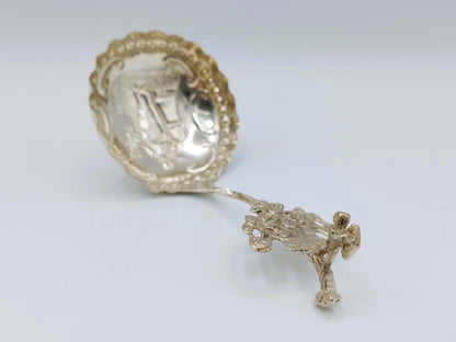 Silver cream spoon, R. Scheltens, Groningen, c. 1880