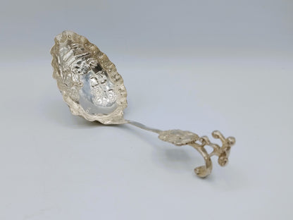 Silver cream spoon, R. Scheltens, Groningen, 1891