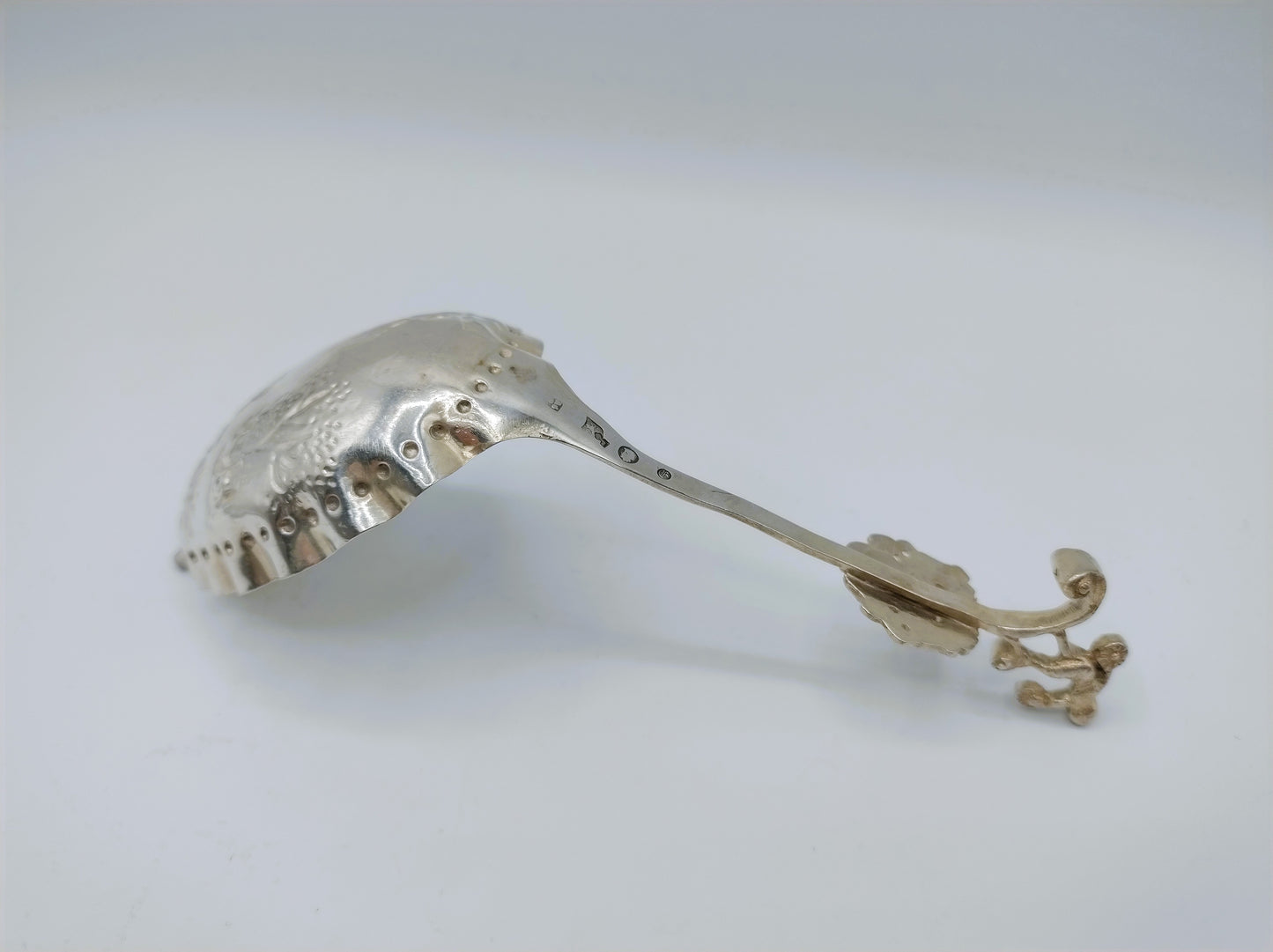Silver cream spoon, R. Scheltens, Groningen, 1891