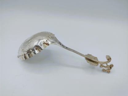 Silver cream spoon, R. Scheltens, Groningen, 1891