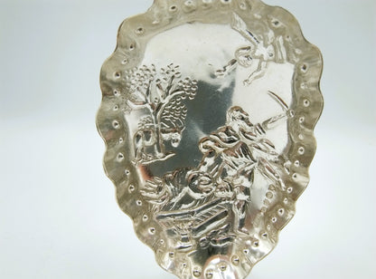 Silver cream spoon, R. Scheltens, Groningen, 1891