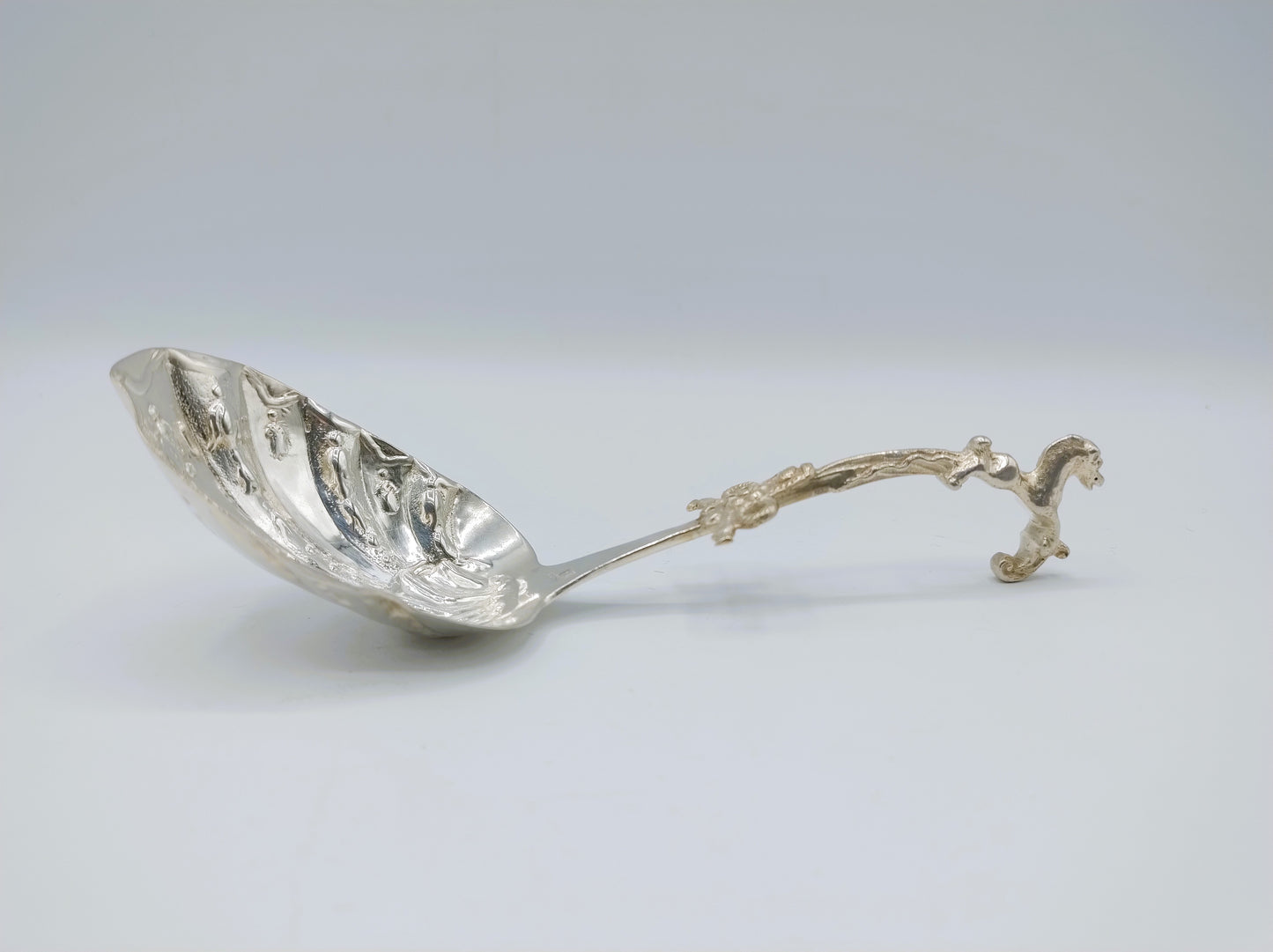 Silver cream spoon, Gebr. S. and H. Reitsma, Sneek, 1901