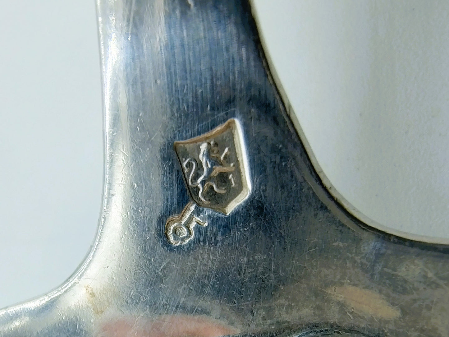 Silver cream spoon, Gebr. S. and H. Reitsma, Sneek, 1901