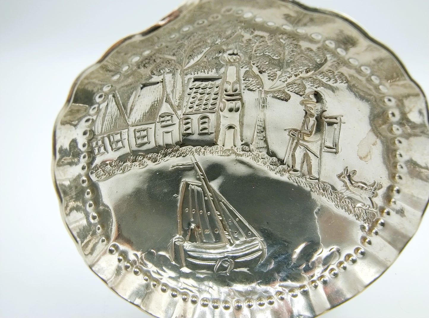Silver cream spoon, J. Schijfsma, Sneek, c. 1880
