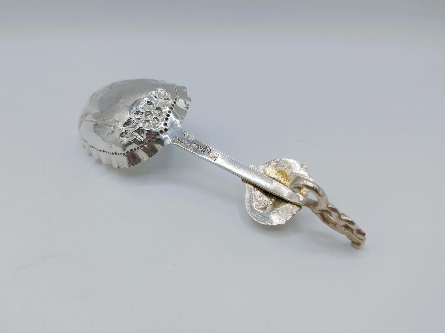 Silver cream spoon, P. van der Woude, Sneek, 1911