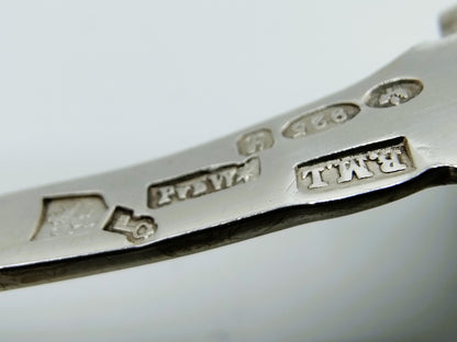 Silver cream spoon, P. van der Woude, Sneek, 1911