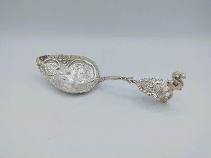 Silver cream spoon, Schoonhoven, 1893
