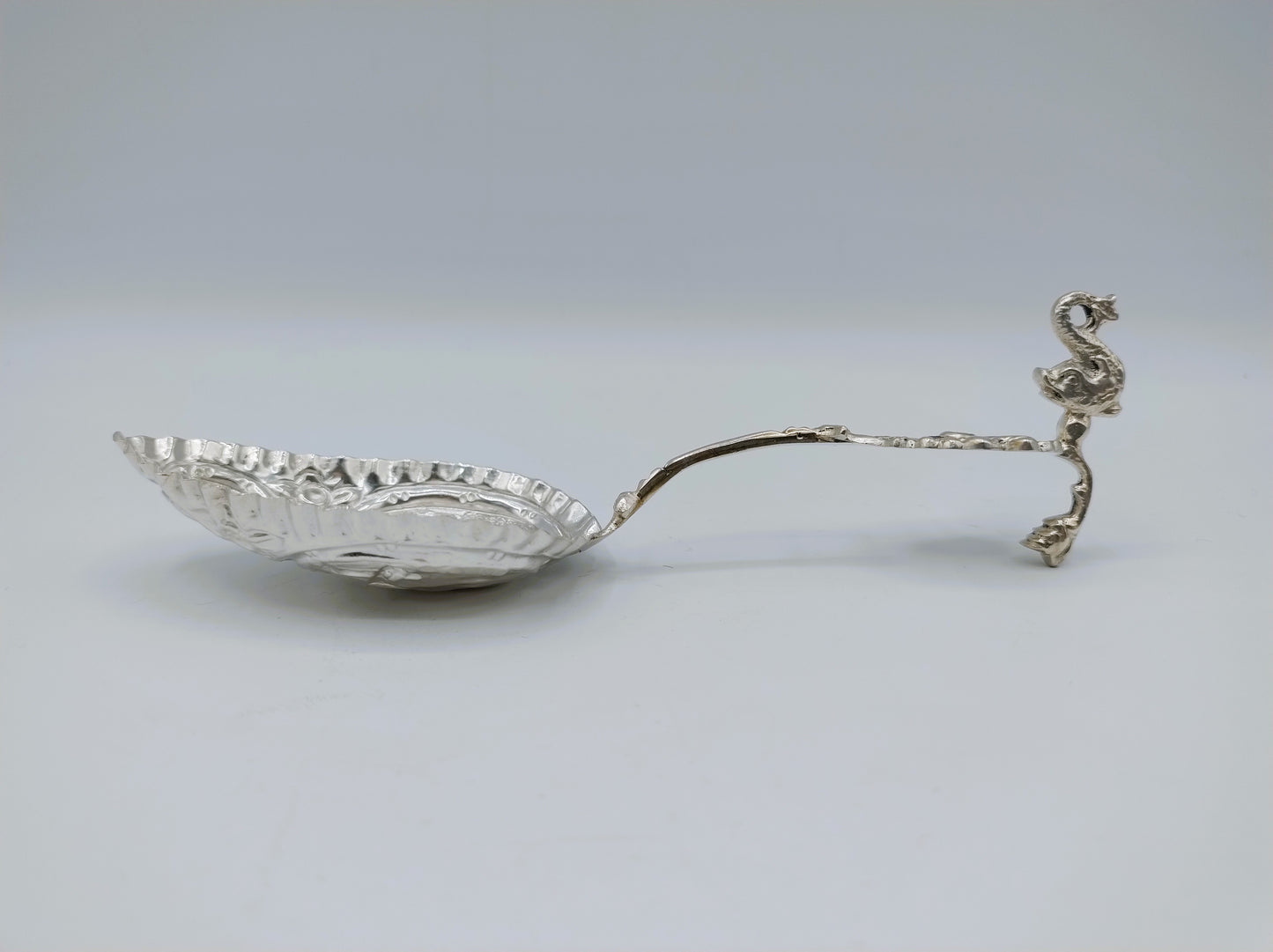 Silver cream spoon, Schoonhoven, 1893