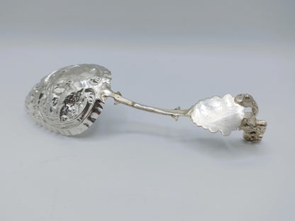 Silver cream spoon, Schoonhoven, 1893