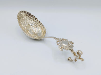 Silver cream spoon, A. de Haas, Sneek, 1895