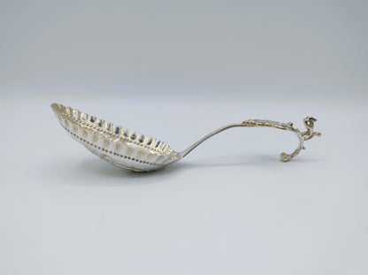 Silver cream spoon, A. de Haas, Sneek, 1895