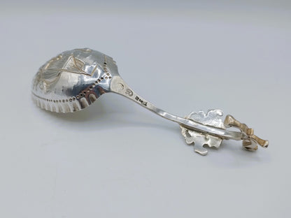 Silver cream spoon, A. de Haas, Sneek, 1895