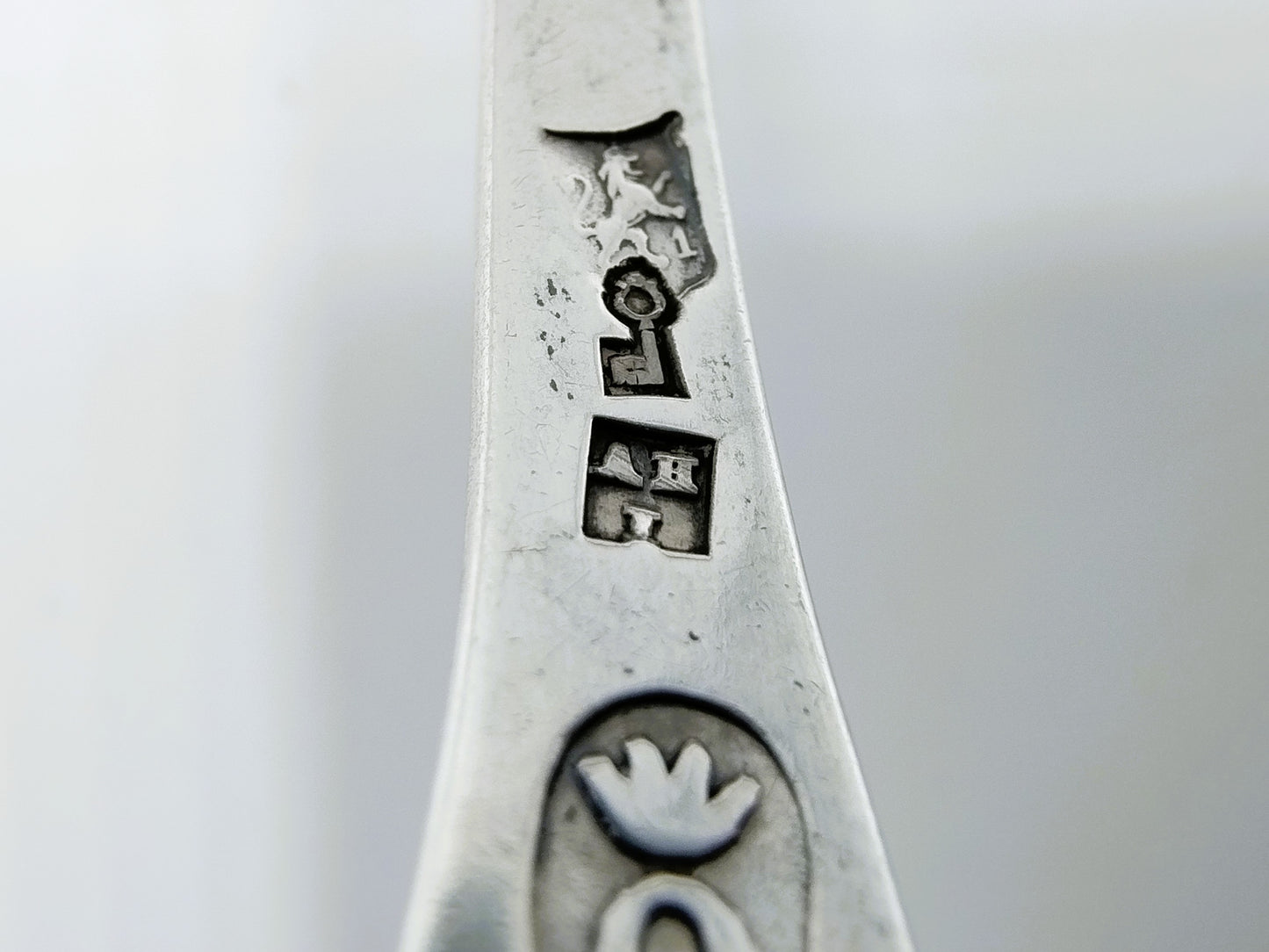 Silver cream spoon, A. de Haas, Sneek, 1895