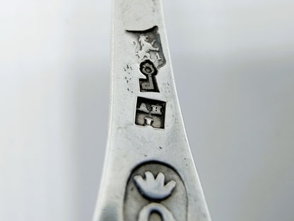 Silver cream spoon, A. de Haas, Sneek, 1895