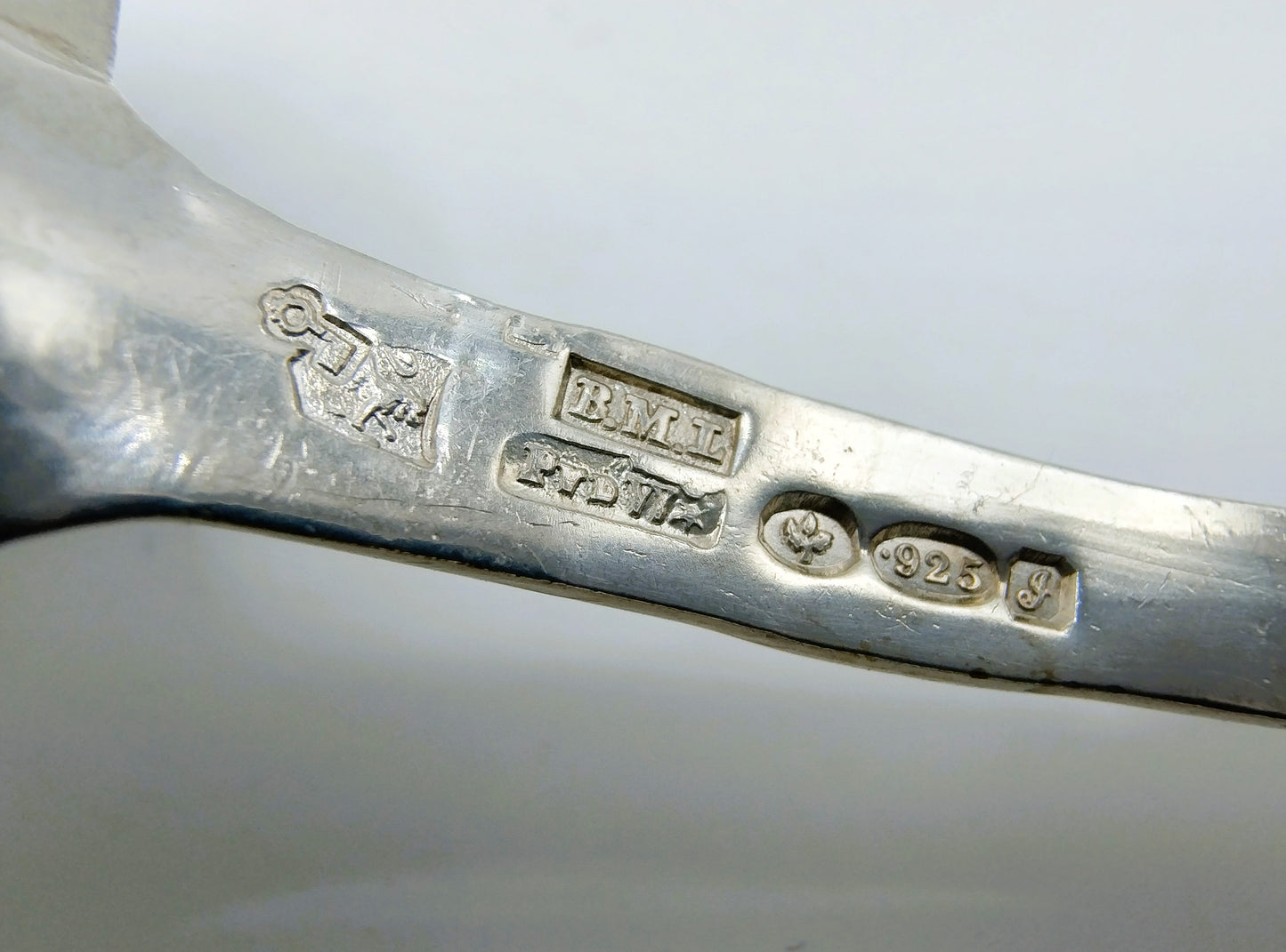 Silver cream spoon, P. van der Woude, Sneek, 1909