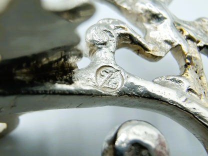 Silver cream spoon, P. van der Woude, Sneek, 1909
