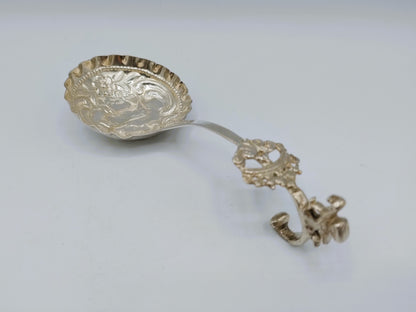 Silver cream spoon, S.F. Reitsma, Heerenveen, 1884