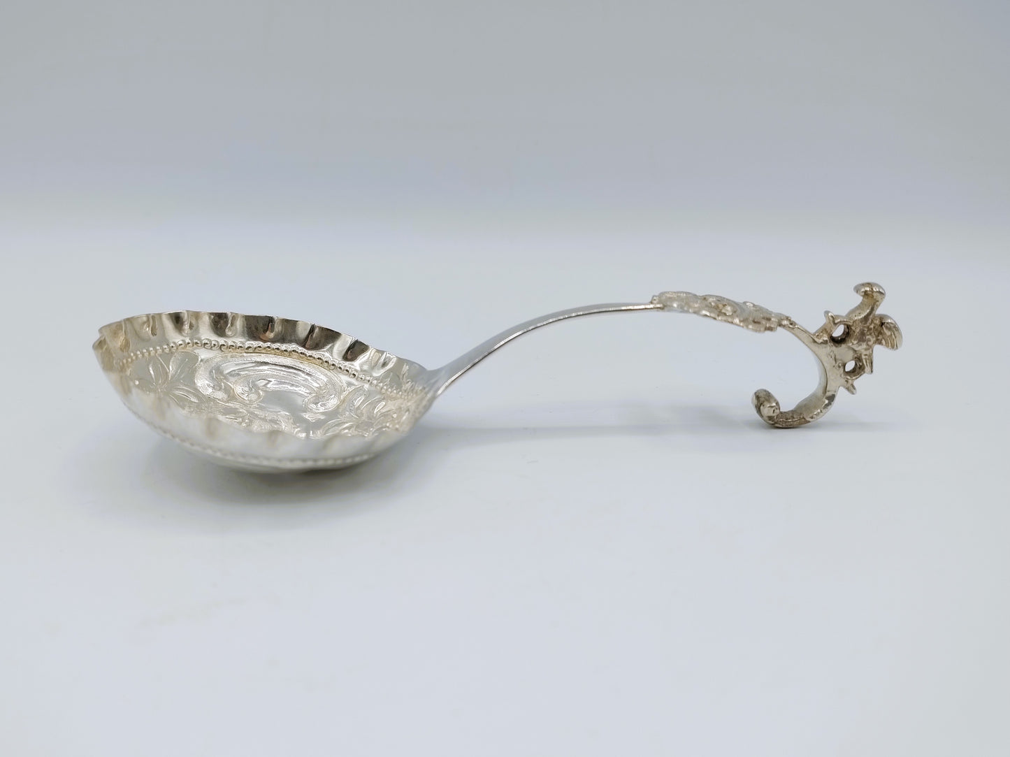 Silver cream spoon, S.F. Reitsma, Heerenveen, 1884