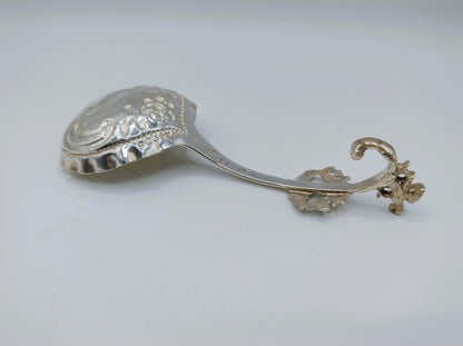 Silver cream spoon, S.F. Reitsma, Heerenveen, 1884