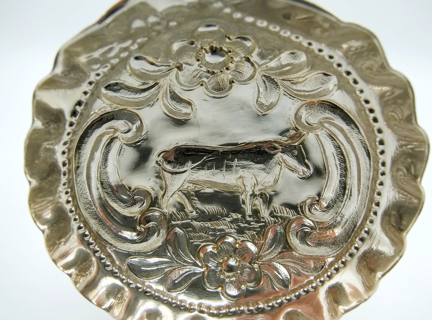 Silver cream spoon, S.F. Reitsma, Heerenveen, 1884