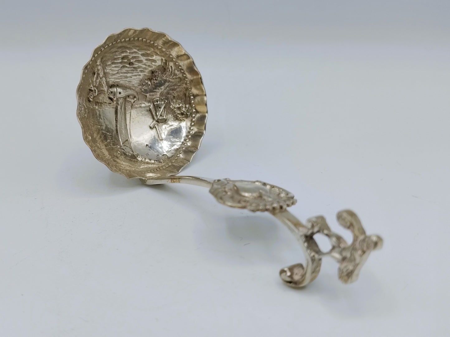 Silver cream spoon, C. & Dal, J. A. Schoorl, Haarlem, 1926