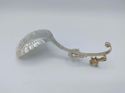 Silver cream spoon, P.A. van der Beek, The Hague, 1895