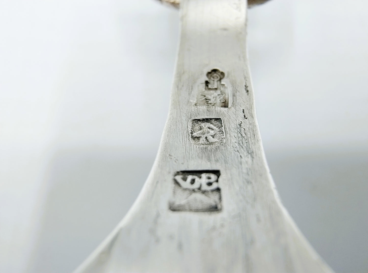 Silver cream spoon, P.A. van der Beek, The Hague, 1895
