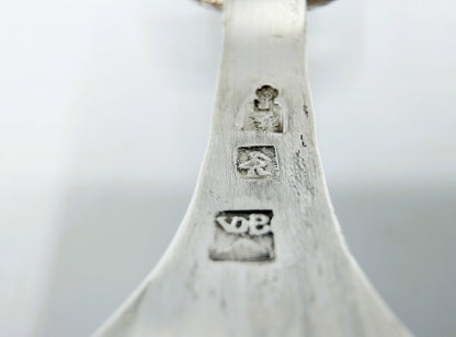 Silver cream spoon, P.A. van der Beek, The Hague, 1895