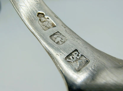 Silver cream spoon, P.A. van der Beek, The Hague, 1895