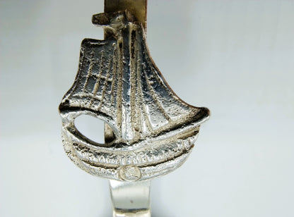 Silver cream spoon, P.A. van der Beek, The Hague, 1895
