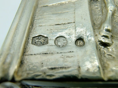 Silver matchbox holder, Zaanlandse Zilversmederij, Amsterdam, 1937