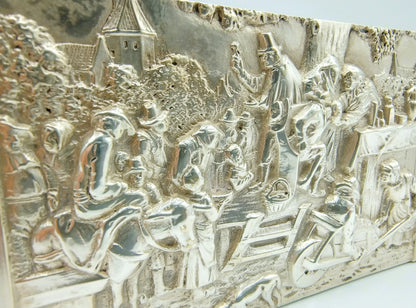 Silver matchbox holder, Zaanlandse Zilversmederij, Amsterdam, 1937