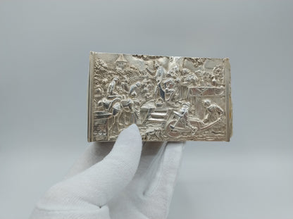 Silver matchbox holder, Zaanlandse Zilversmederij, Amsterdam, 1937