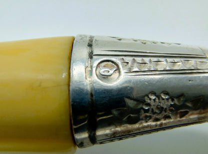 Silver fish slice, D.J. de Haas, Amsterdam, 1863