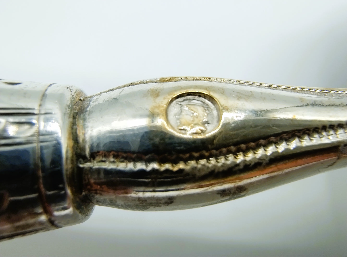Silver fish slice, D.J. de Haas, Amsterdam, 1863