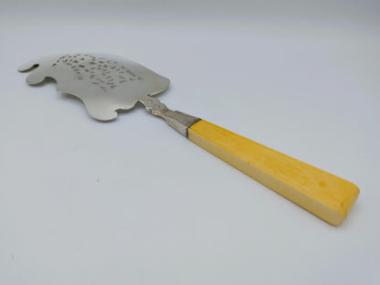 Silver fish slice, J.H. Schouten, Amsterdam, 1849