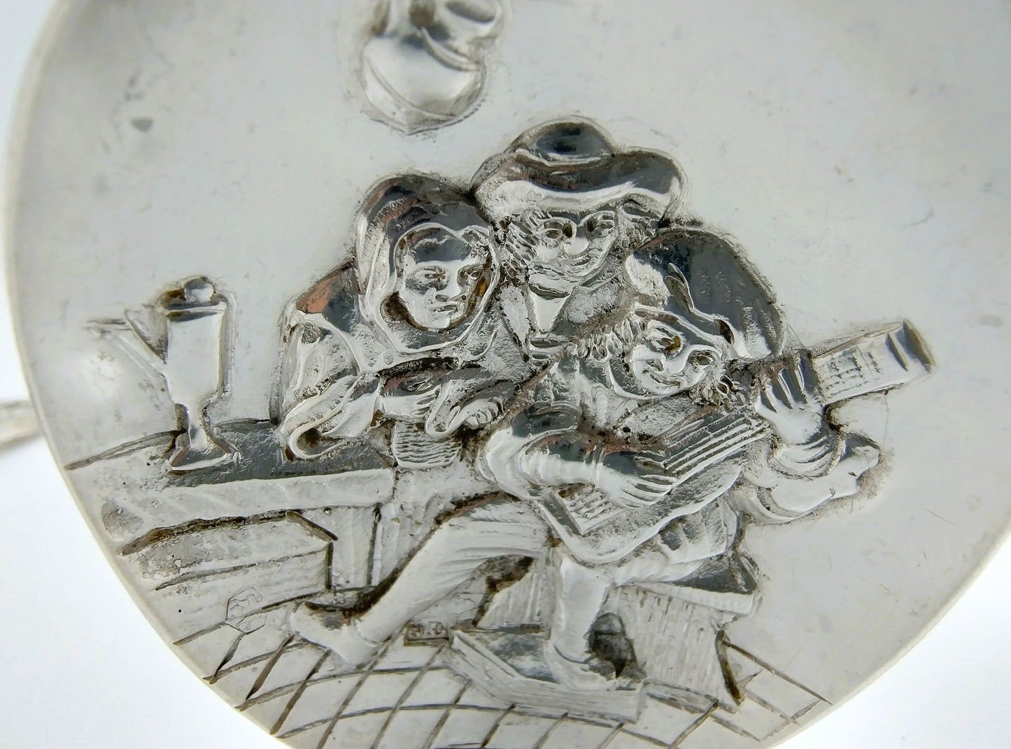 Silver salad servers, P. van Erp, Leeuwarden, 1910