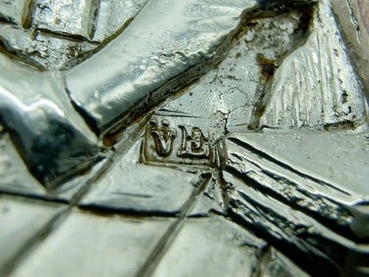 Silver salad servers, P. van Erp, Leeuwarden, 1910