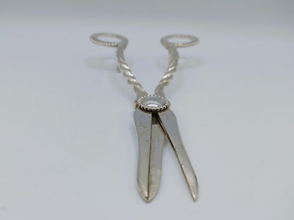 Silver grape scissors, J.M. van Kempen en Zn, Voorschoten, 1888
