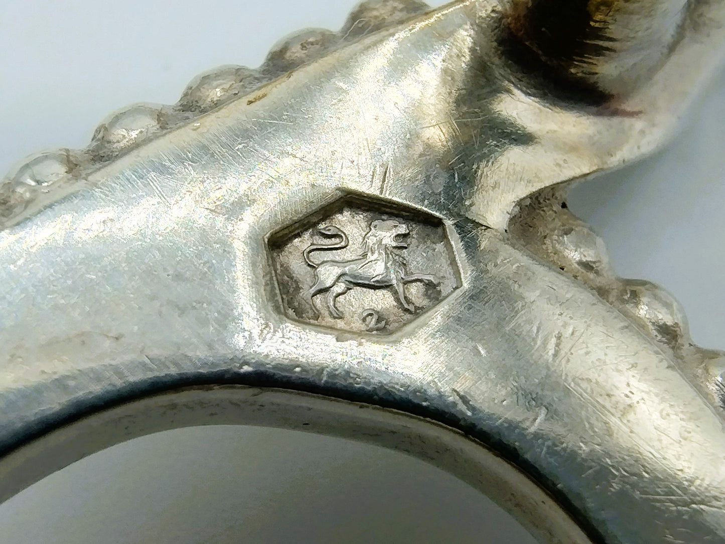 Silver grape scissors, J.M. van Kempen en Zn, Voorschoten, 1888