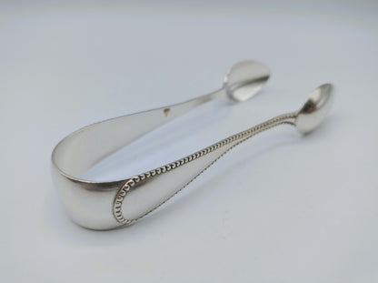 Silver sugar tongs, by Kempen & Son, Voorschoten, c. 1880