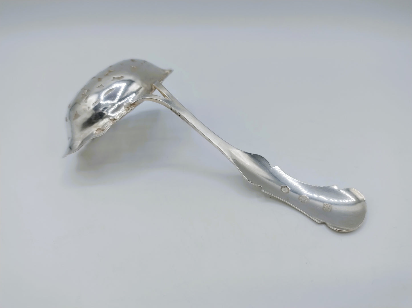 Silver caster spoon, L. van Manen, Sneek, 1853