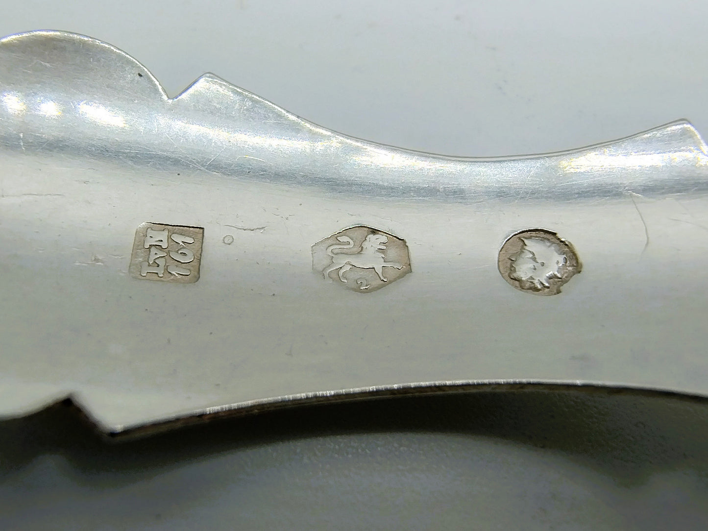 Silver caster spoon, L. van Manen, Sneek, 1853