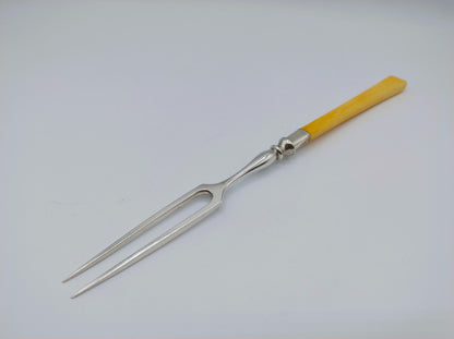 Silver meat fork, F.W. Bouscholten, The Hague, c. 1860