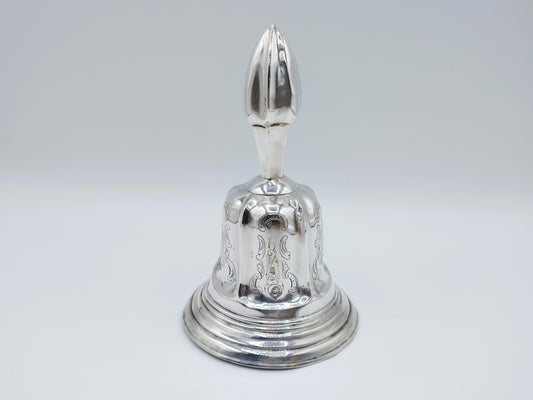 Silver table bell, J. Held, Amsterdam, c. 1870