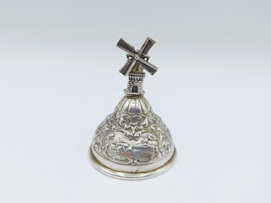 Silver table bell, H. Hooijkaas, Schoonhoven, 1959